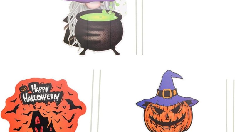 IFANLANDOR 3pcs Halloween Lawn Decor: Spooky Delights for Your Garden