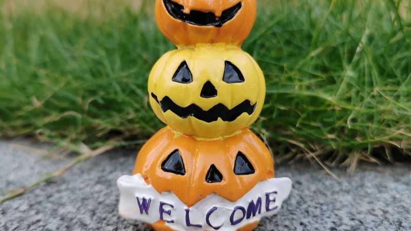 Enhance Your Halloween Decor with Halloween Pumpkin Decoration Resin Pumpkin Ornament