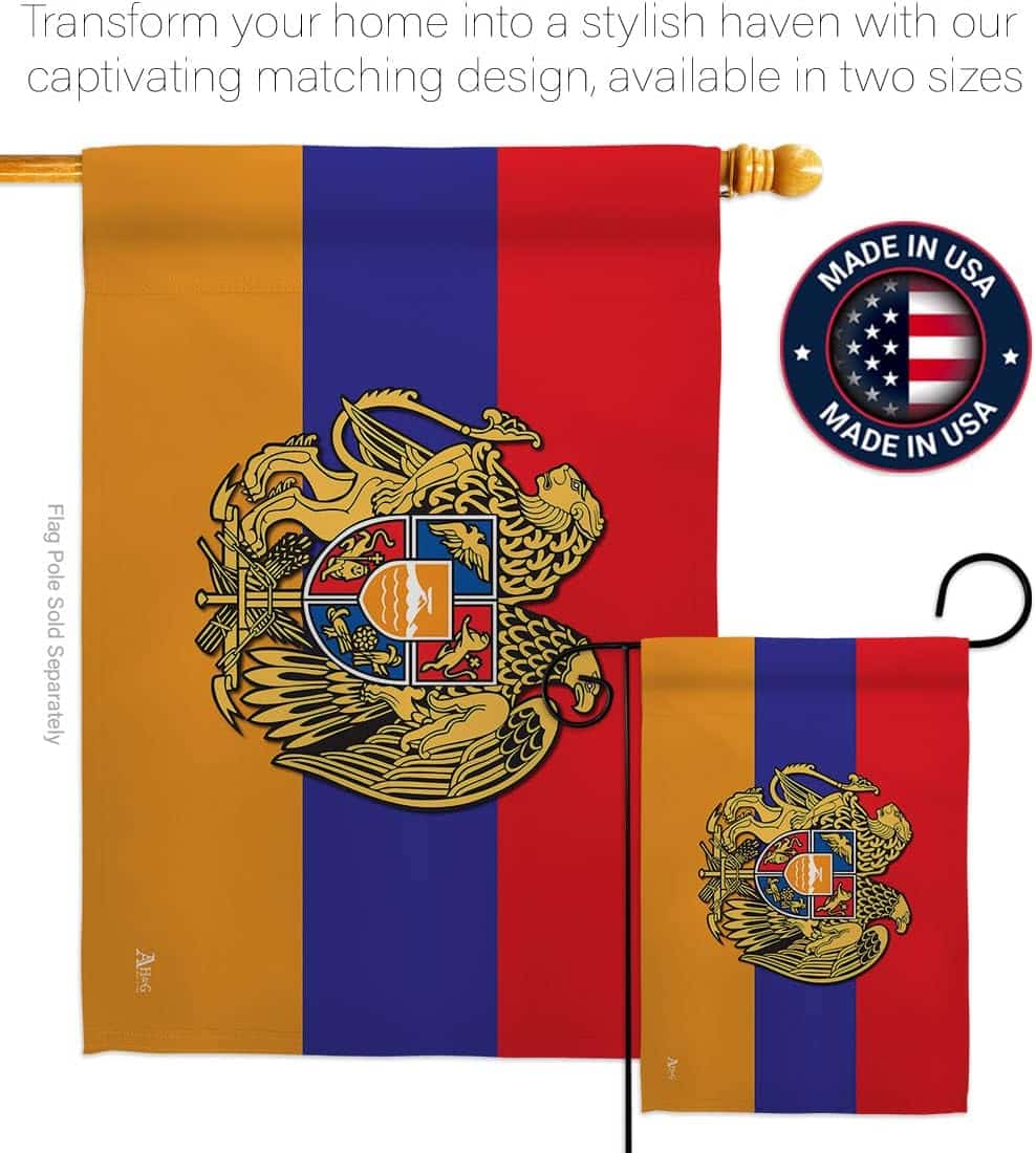 Armenian Flag House Flag: A Durable and Vibrant Addition to Your Home