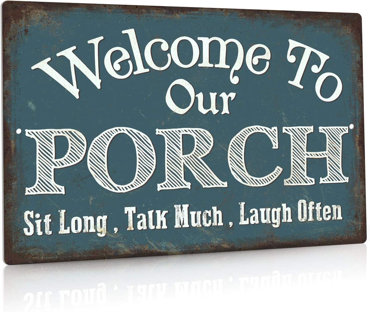 Putuo Decor Welcome to Our Porch Sign: The Perfect Vintage Addition to Your Home