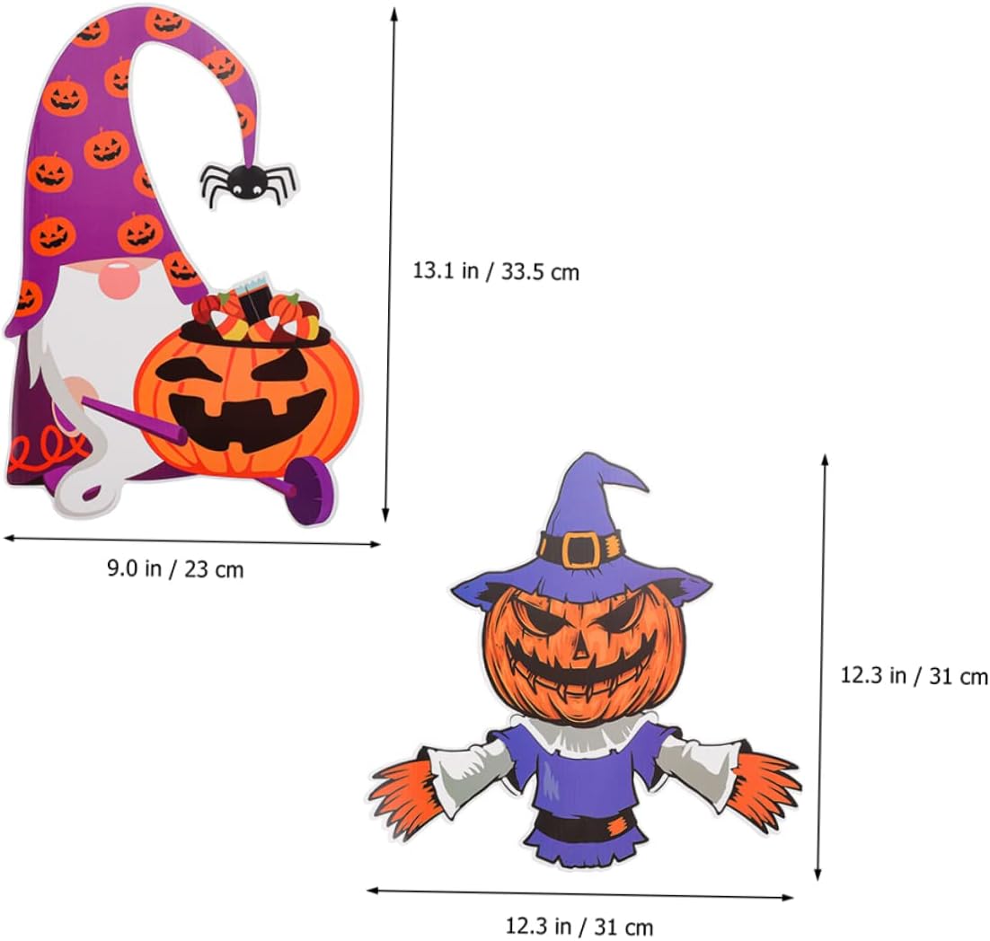 Enhance Your Halloween Decor with GANAZONO 4 Pcs Halloween Garden Insert Exquisite Sign Decorations
