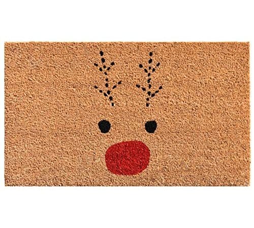 Calloway Mills 105011729 Rudolph Doormat: A Durable and Festive Addition to Your Home