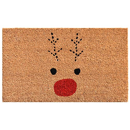 Calloway Mills 105011729 Rudolph Doormat: A Durable and Festive Addition to Your Home